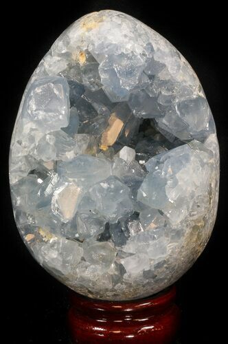 Crystal Filled Celestine (Celestite) Egg #41695